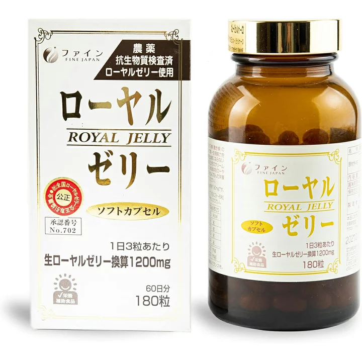 Fine Japan Маточное пчелиное молочко 1200мг, 180 таблеток на 60 дней